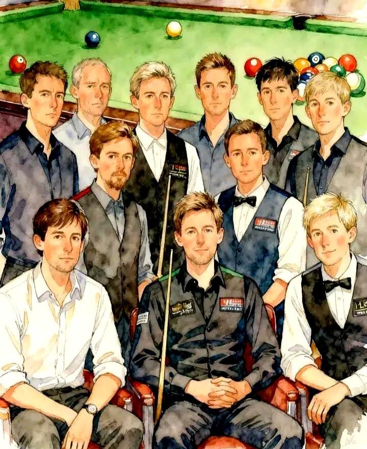 斯诺克英锦赛16强名单正式揭晓，中国军团6人突围创历史最佳战绩。下半区提前锁定八