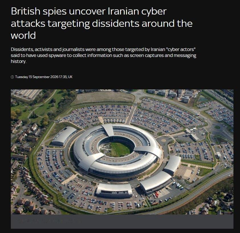 英国情报部门称，他们发现了一项伊朗间谍软件活动，该活动针对全球范围内的异议人士、