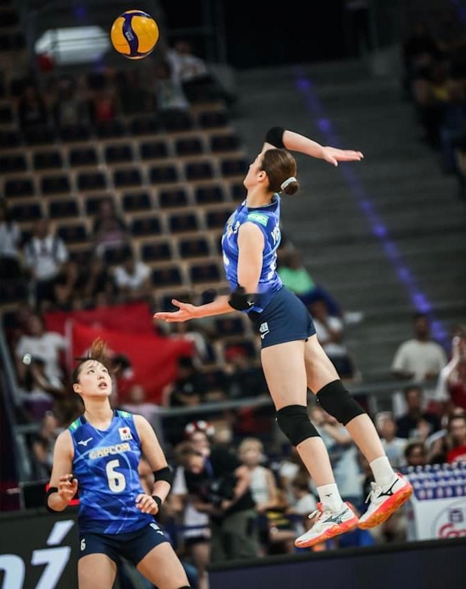 日本女排2-1土耳其女排第三局技术统计总得分：25-20进攻：14-10拦网：4