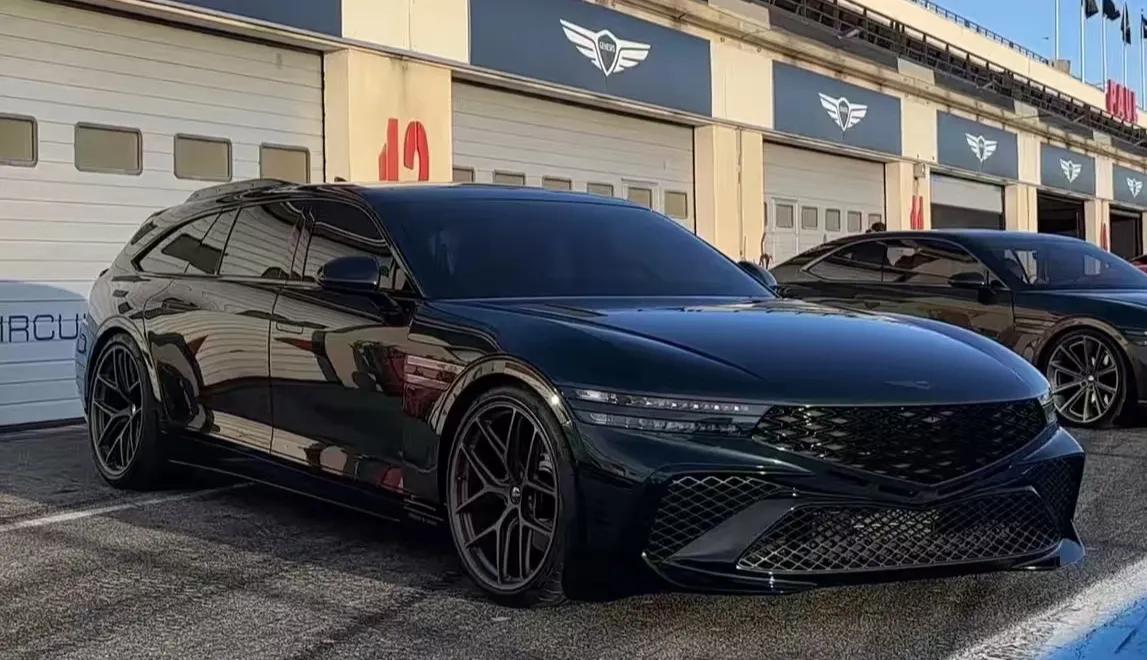 不撞款豪华！捷尼赛思G90 Wingback猎装实车炸场
 
捷尼赛思G90 W