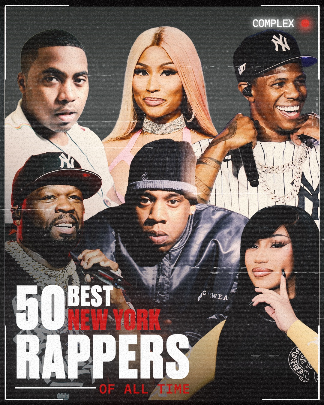 【纽约最佳说唱歌手Top50】 📰📰📰/《Complex》杂志列出「纽约最