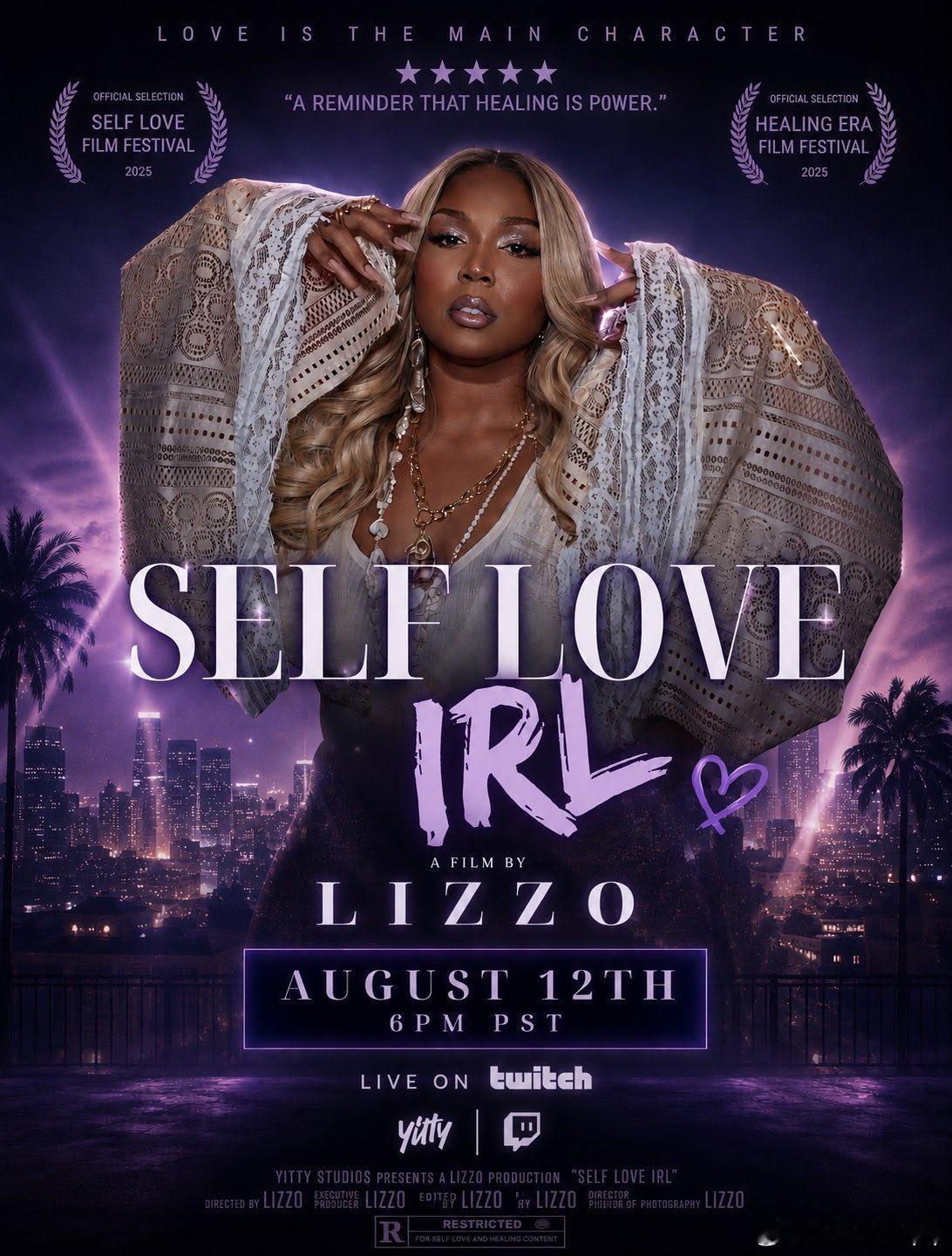 Lizzo公布线下《Self Love IRL》活动嘉宾阵容，嘉宾包括Fana 
