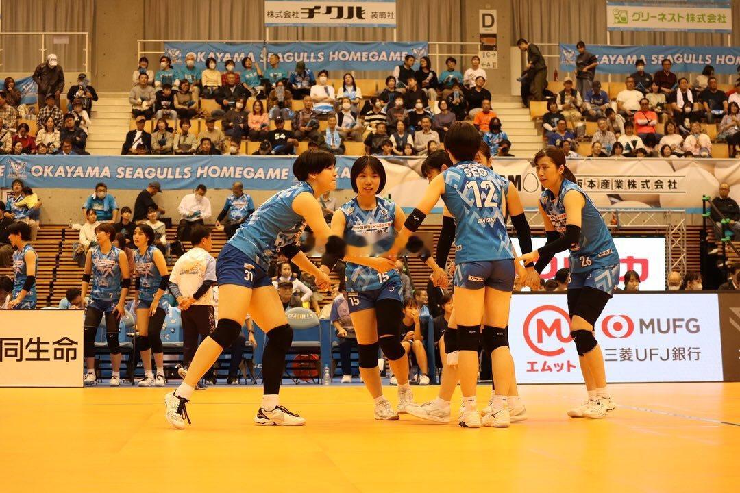 【技术统计】2025-2026日本女排联赛常规赛第3轮B冈山海鸥2-3滋贺东丽箭