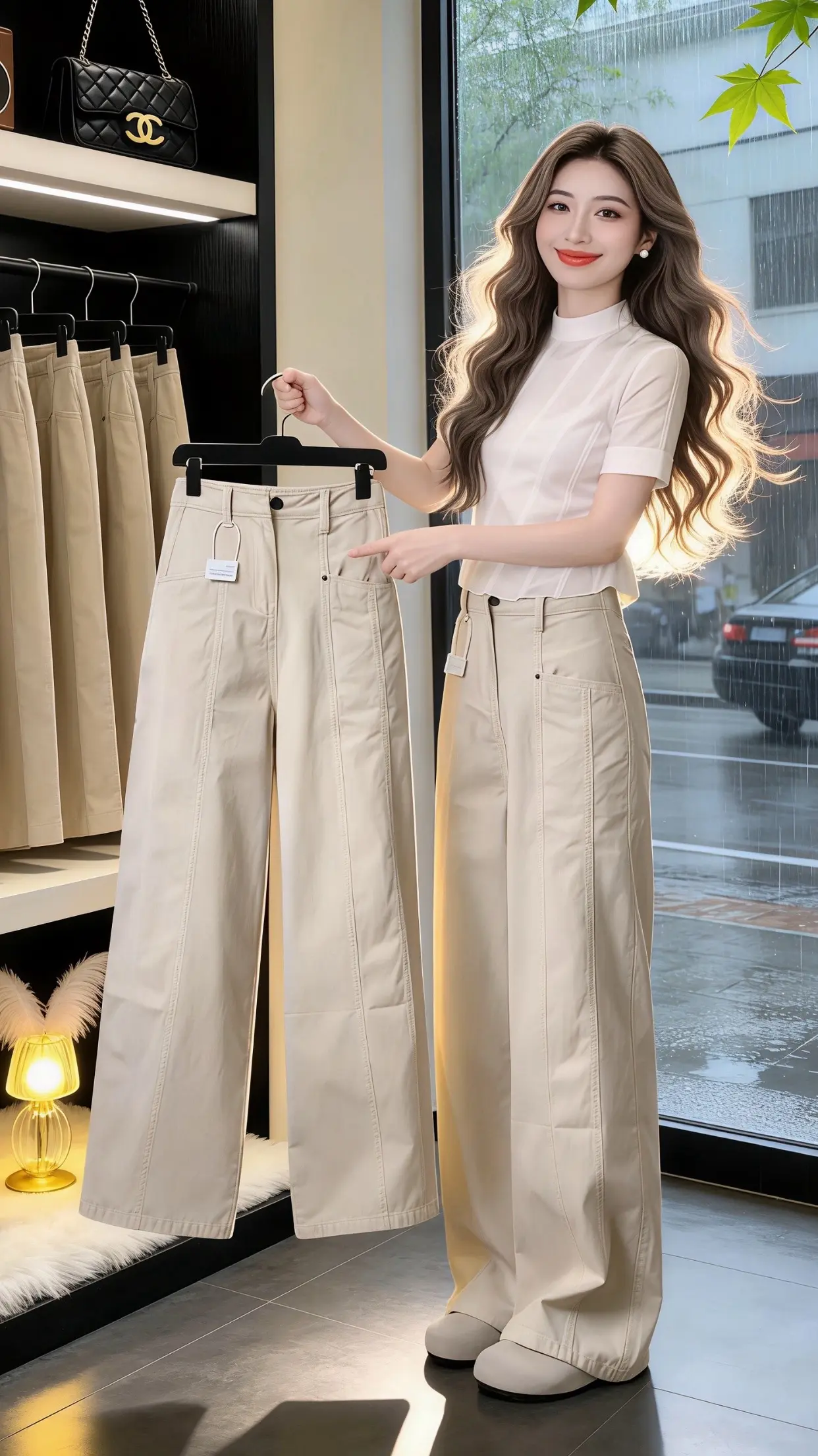 这才是女生们想找的裤子吧 显瘦显高显腿长裤子 百搭神裤人手一条 时髦不...