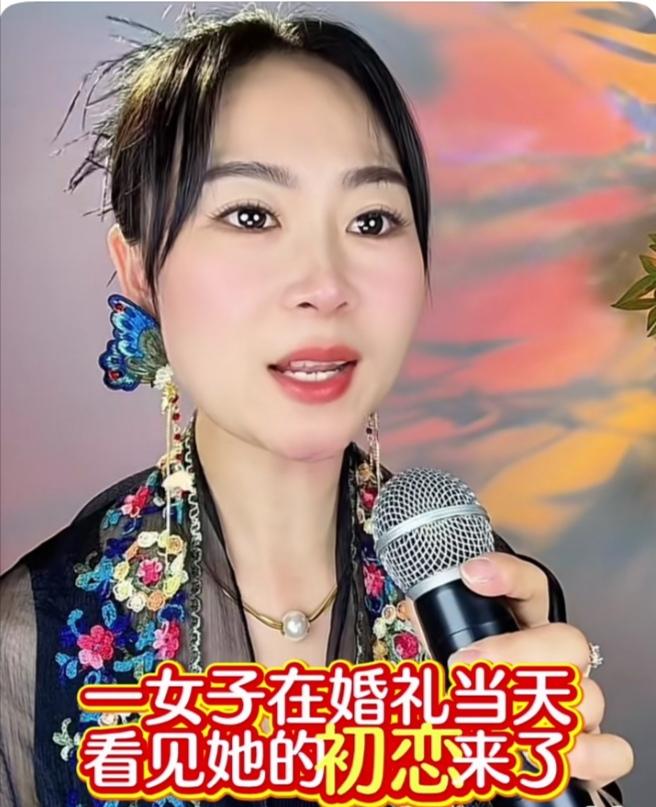 女子在自己的婚礼现场看到相爱6年的初恋，激动不已，跟新郎说自己过去跟他告个别。新