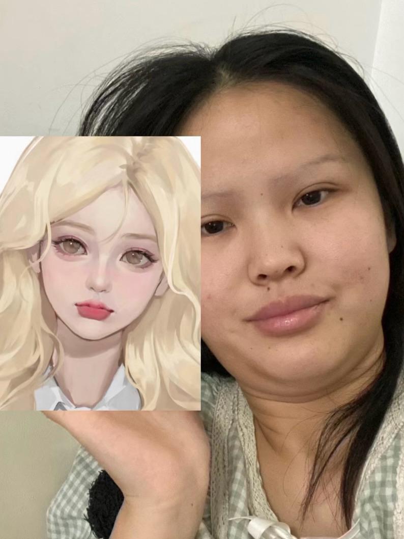 当我把漫画中的人画到脸上……。方圆脸小宝都冲这个妆 嘎嘎出片