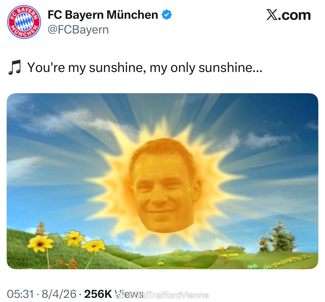 拜仁俱乐部官推诺伊尔在伯纳乌封神了？皇马1比2拜仁