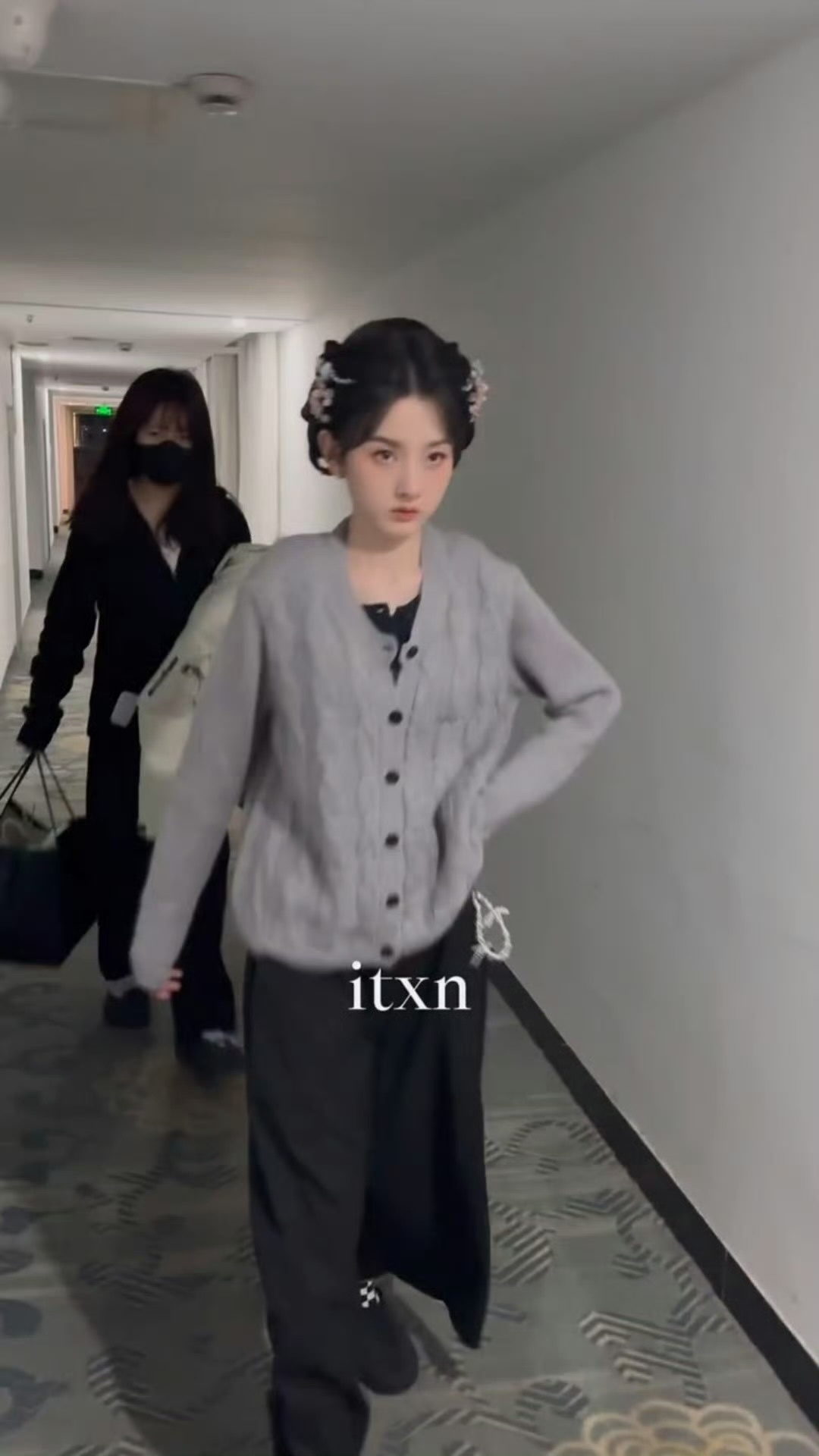 宋祖儿新剧司宫令路透好可爱，少女感十足