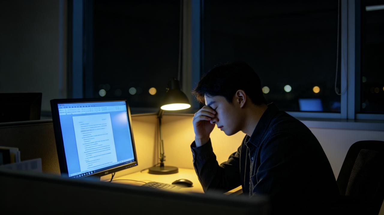 小张入职两年，天天加班到十点，感动了自己，也感动了老板。老板在会上当众表扬：“大