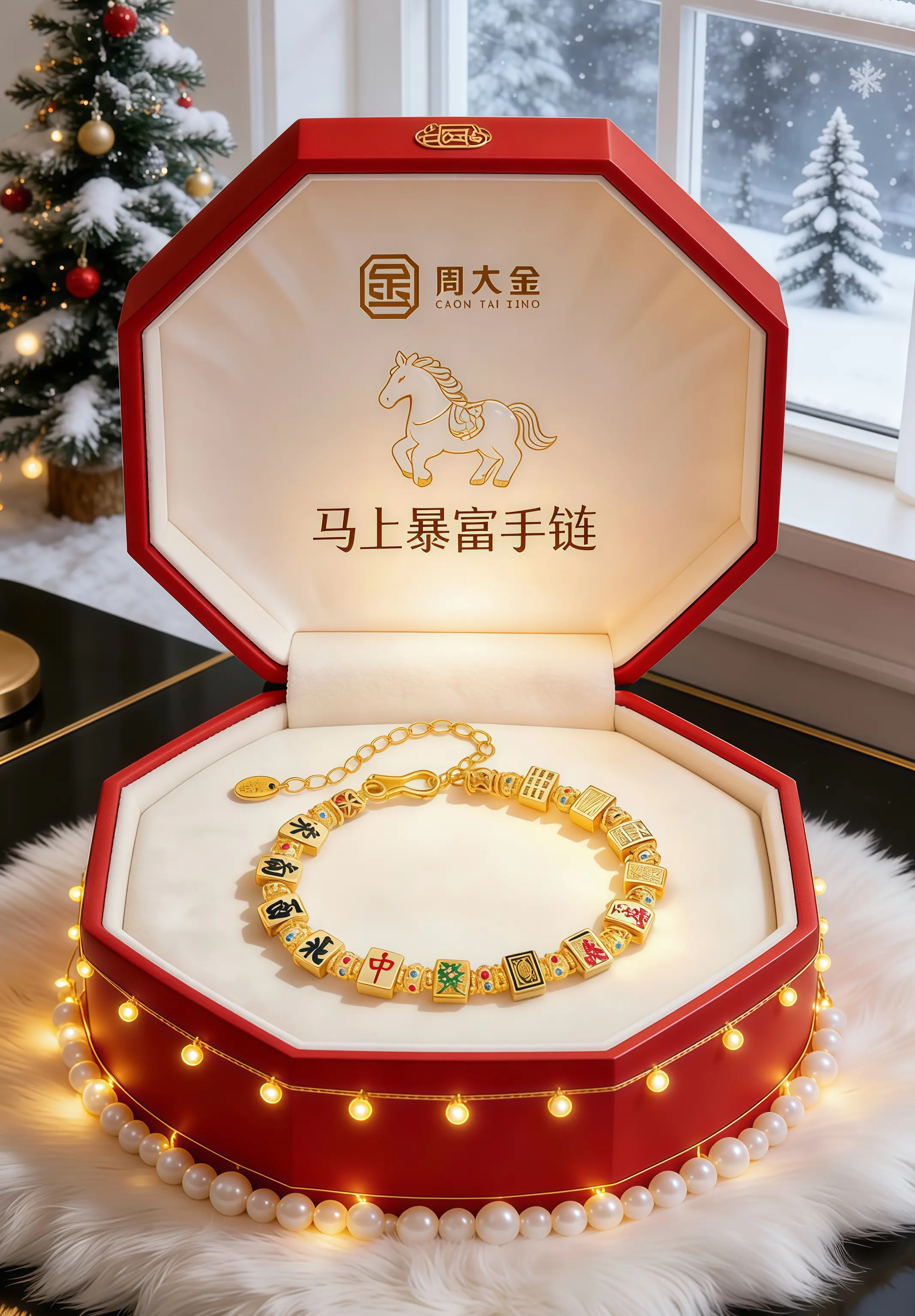 新年礼物情人节礼物 手链新年仪式感 首饰