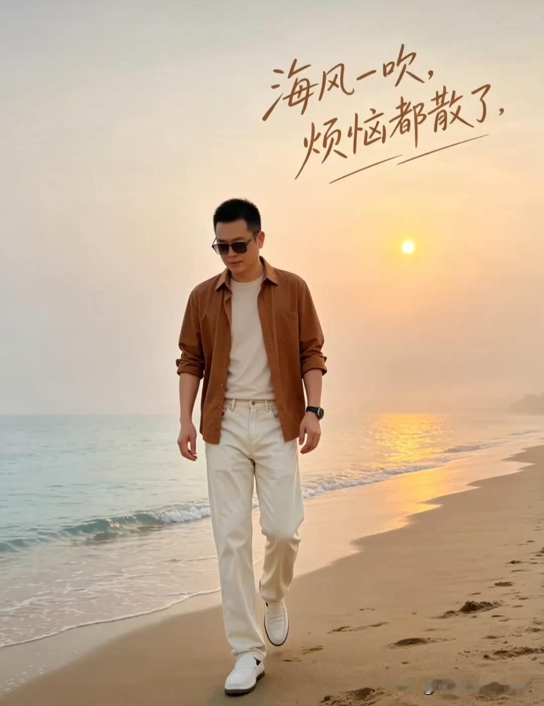 人生在世，你悟到什么道理半生已过，学会了与往事和解。就像这海边的夕阳，虽有落幕时