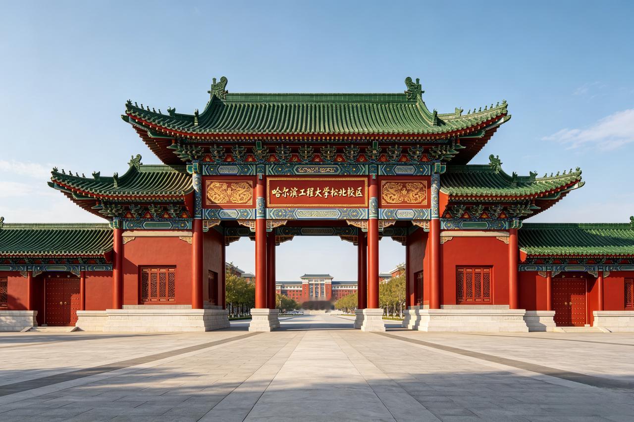 【哈尔滨工程大学松北校区一期全解析：面积1028亩！投资32亿！建筑样式为清式大