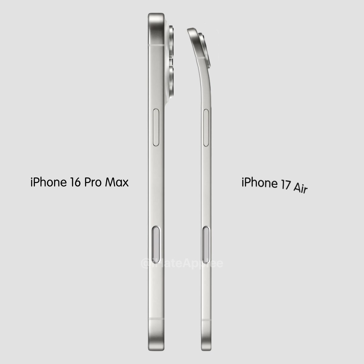 我并不看好iPhone出一款超薄手机，右边的iPhone就是我担心的事情。 