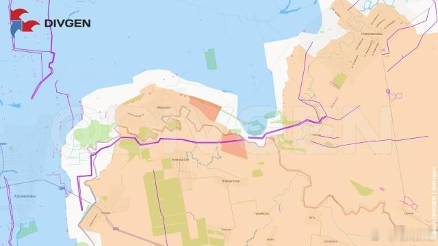 俄罗斯军队在伊万诺夫卡地区的推进 