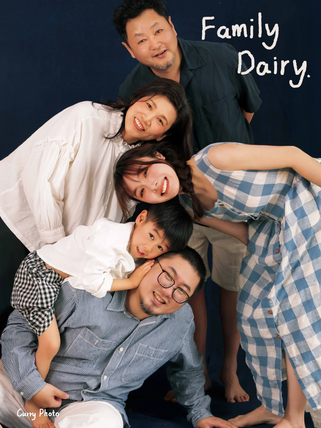 郑州全家福｜一家五口的亲子照这样拍太好看了