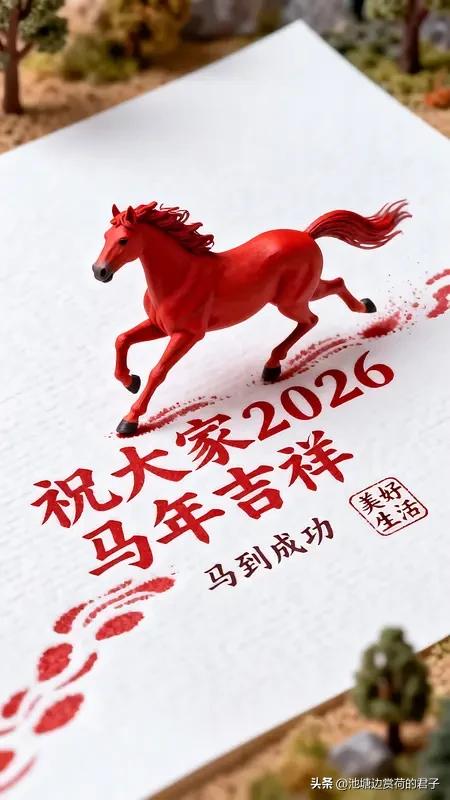 马年祝福语里，我最喜欢“马到成功”。短短四字，却饱含着无尽的期许与祝福。从古至今