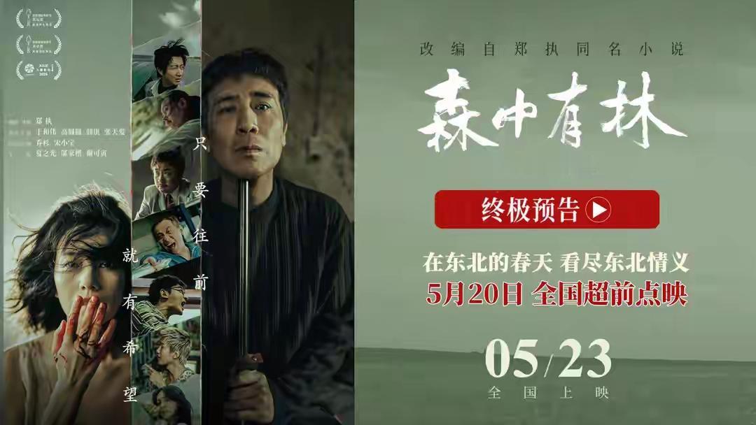 高圆圆首次老年妆亮相大银幕啦！2026年5月20日点映的犯罪爱情电影《森中有林》