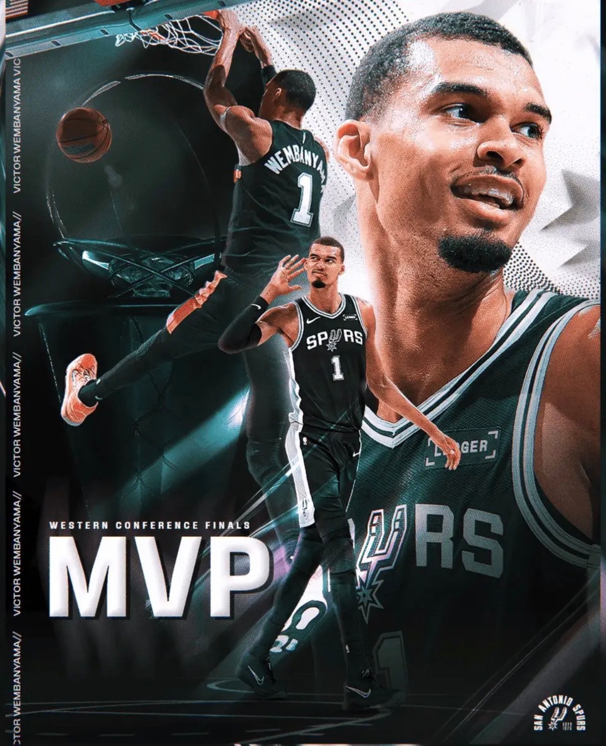 马刺！！！！ 掀翻雷霆和NBA杯决赛对手在总决赛再度相遇！文班亚马西决MVP！跟