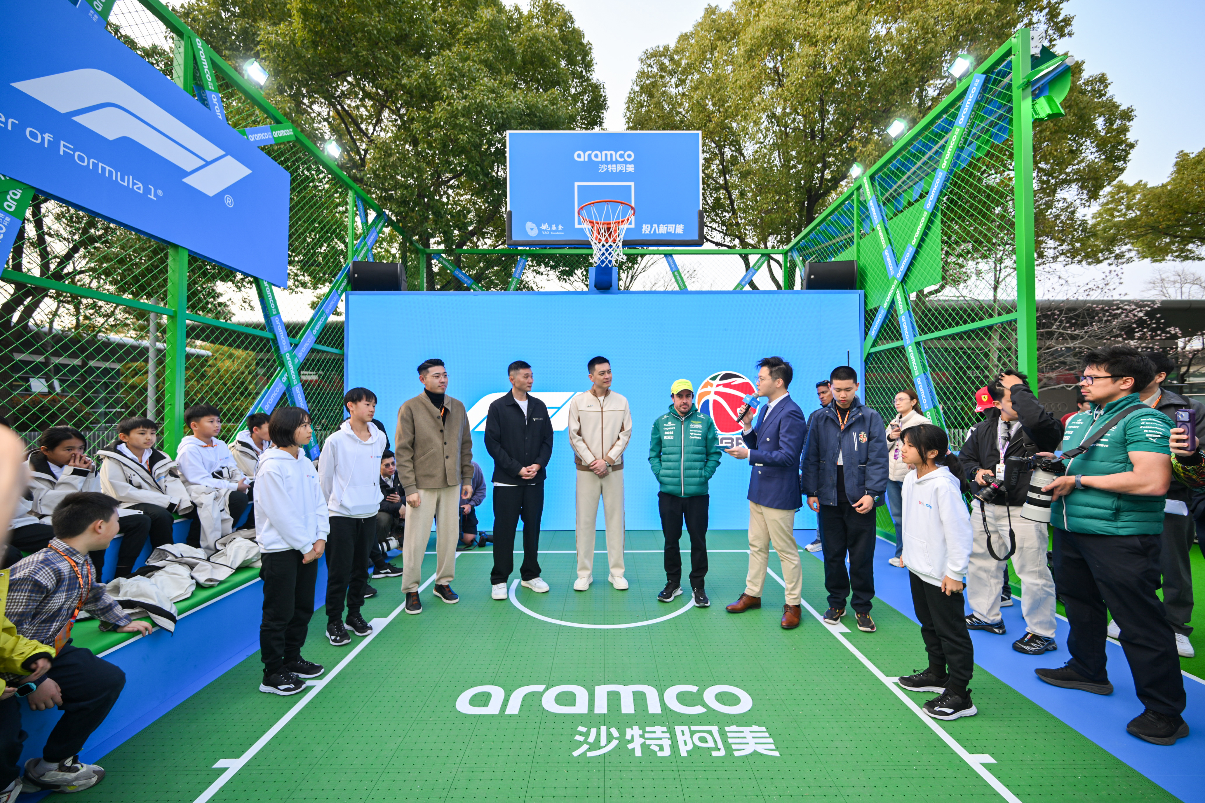 沙特阿美体育互动区将再度亮相2026年F1中国大奖赛，此次将深化与F1、CBA及
