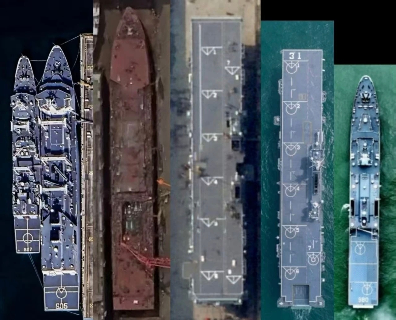 卧槽，比076都大是仅次于航母的大型水面舰艇了，防护等级必须提升！中国海军力量烽