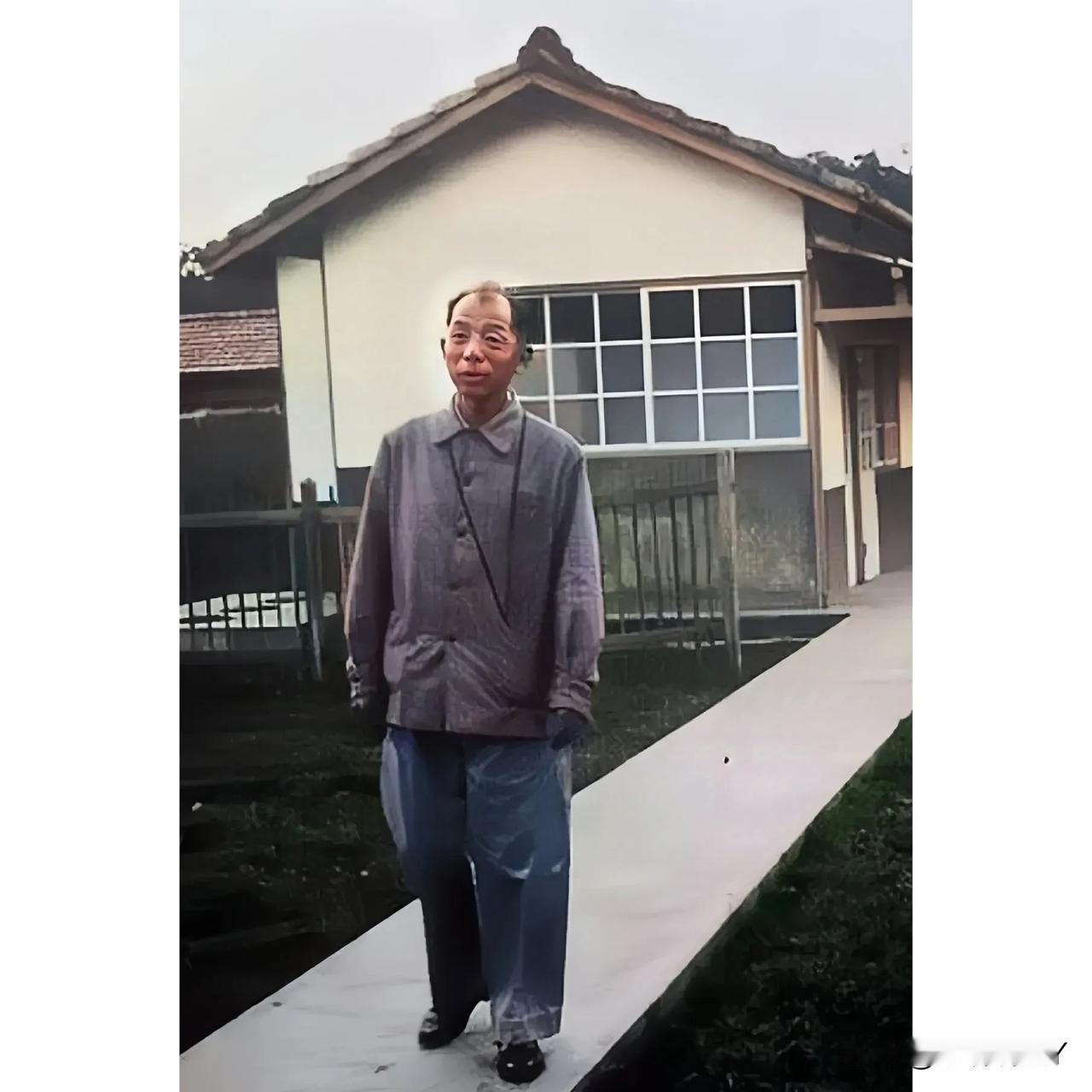 上世纪50年代，台湾，张学良将军幽禁期间的留影老照片