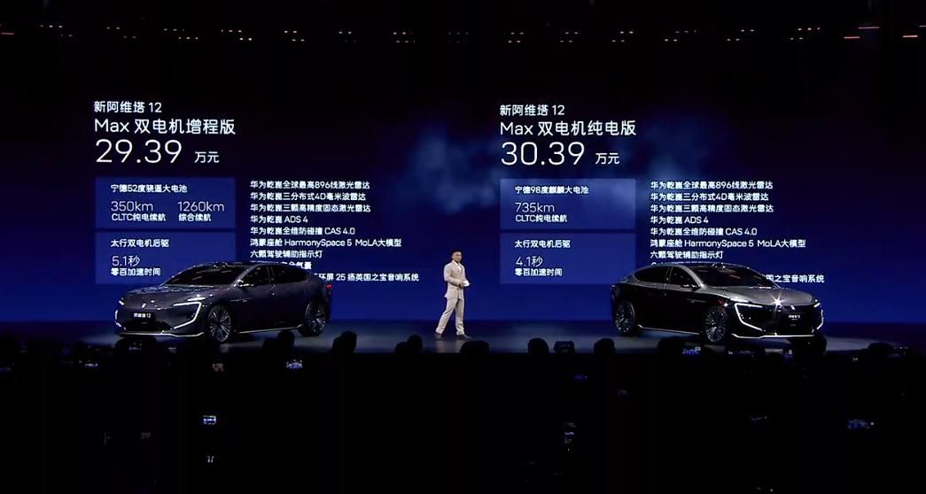 29.39-43.39万的顶配阿维塔12如何呢？
阿维塔12 全系标配：
智驾：