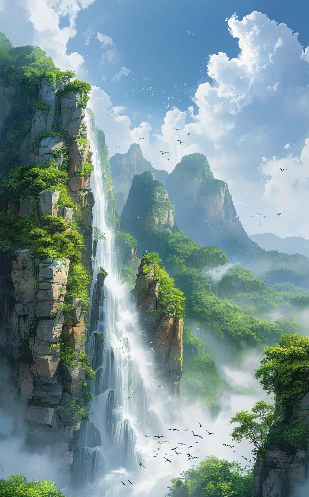 上联：高山不语拥千树，
下联：大海无言有万船。
下联：峻岭无声开百花。