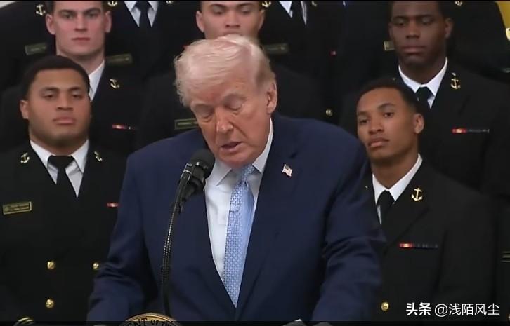 特朗普:“美国全球军力前所未见，我们是世界上最强大的军队，实力雄厚，规模最庞大，