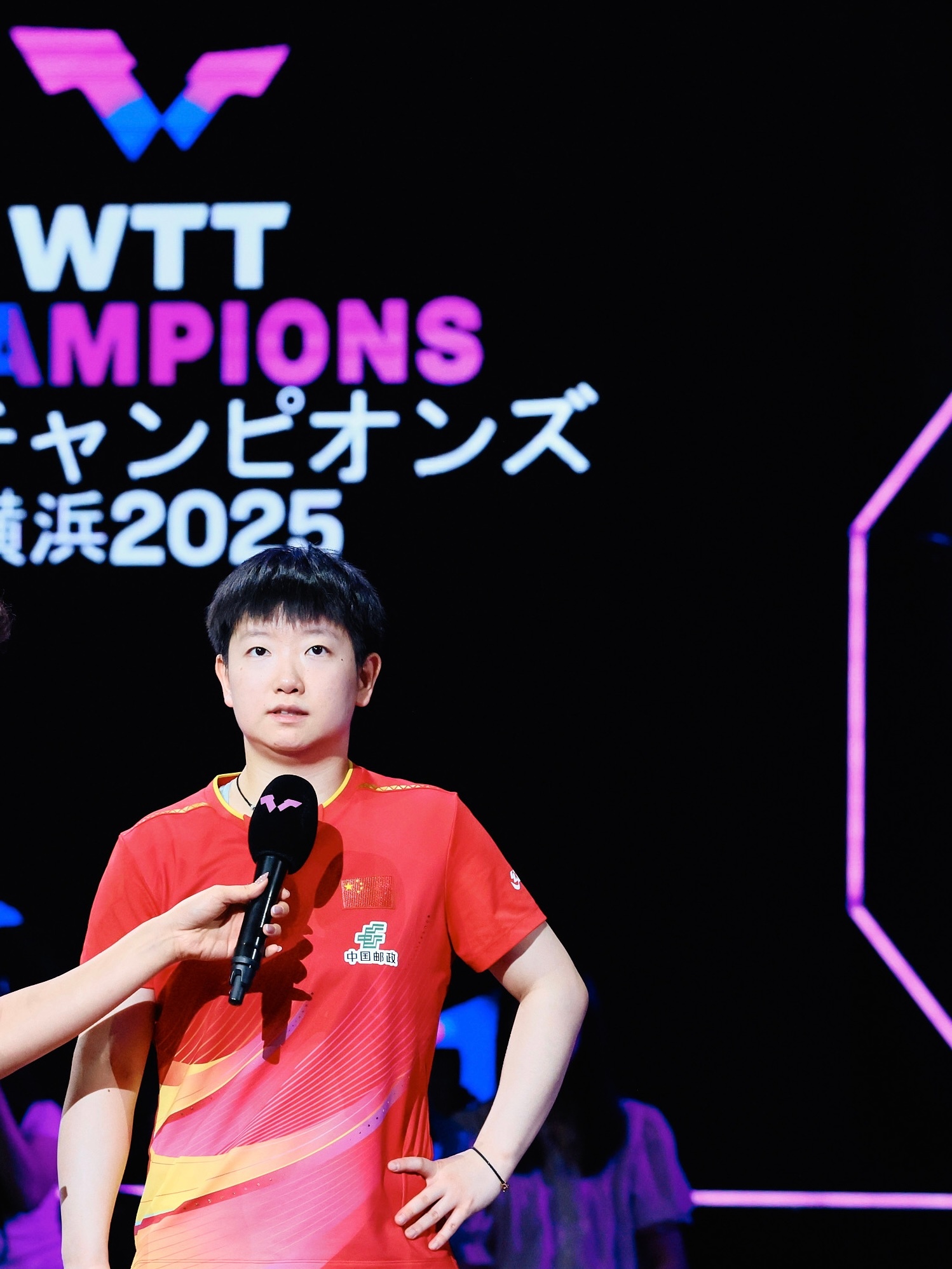 孙颖莎[加油]孙颖莎vs石洵瑶[打call]wtt横滨冠军赛2025 20250