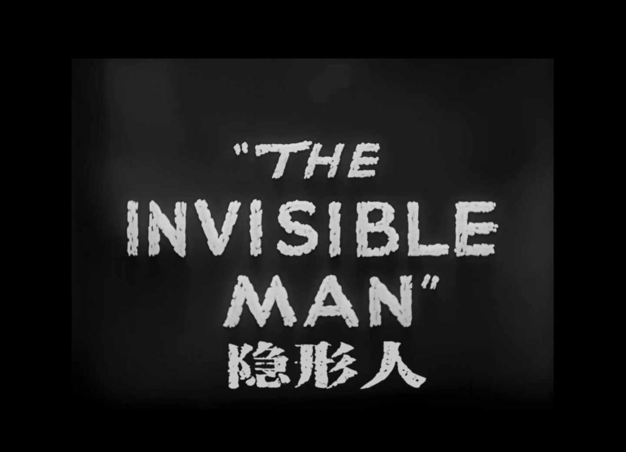《隐形人》The Invisible Man（1933）
疯狂化学家左脑攻击右脑