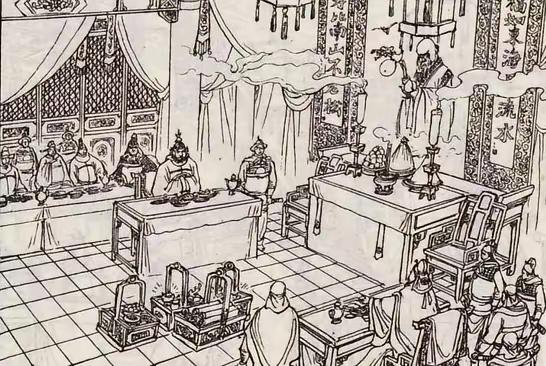 熊占彪邀请和阳王郭子兴来永义城为他祝寿。郭子兴带来很多贵重礼物，熊占彪...