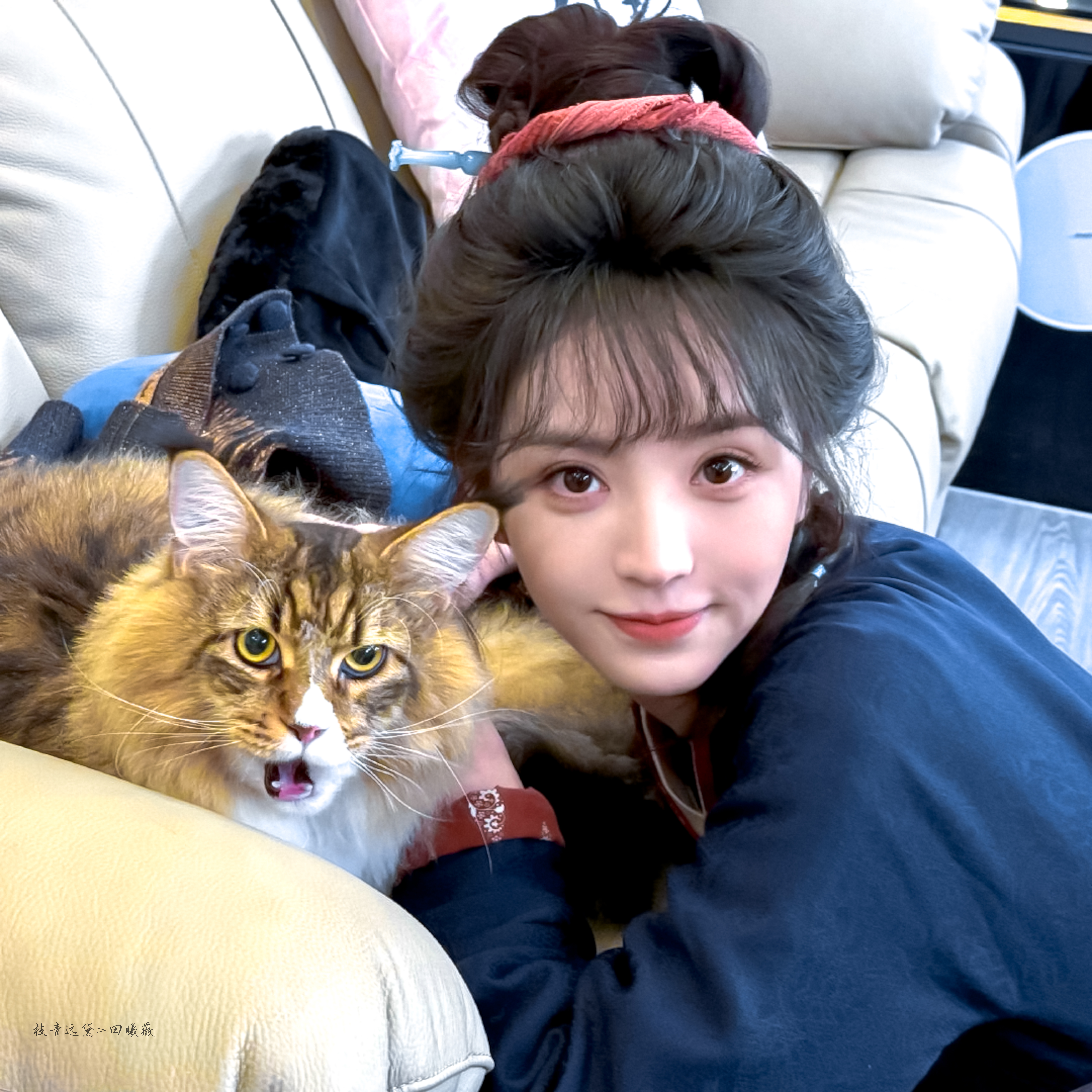 田曦薇/樊长玉。两只萌物😺 