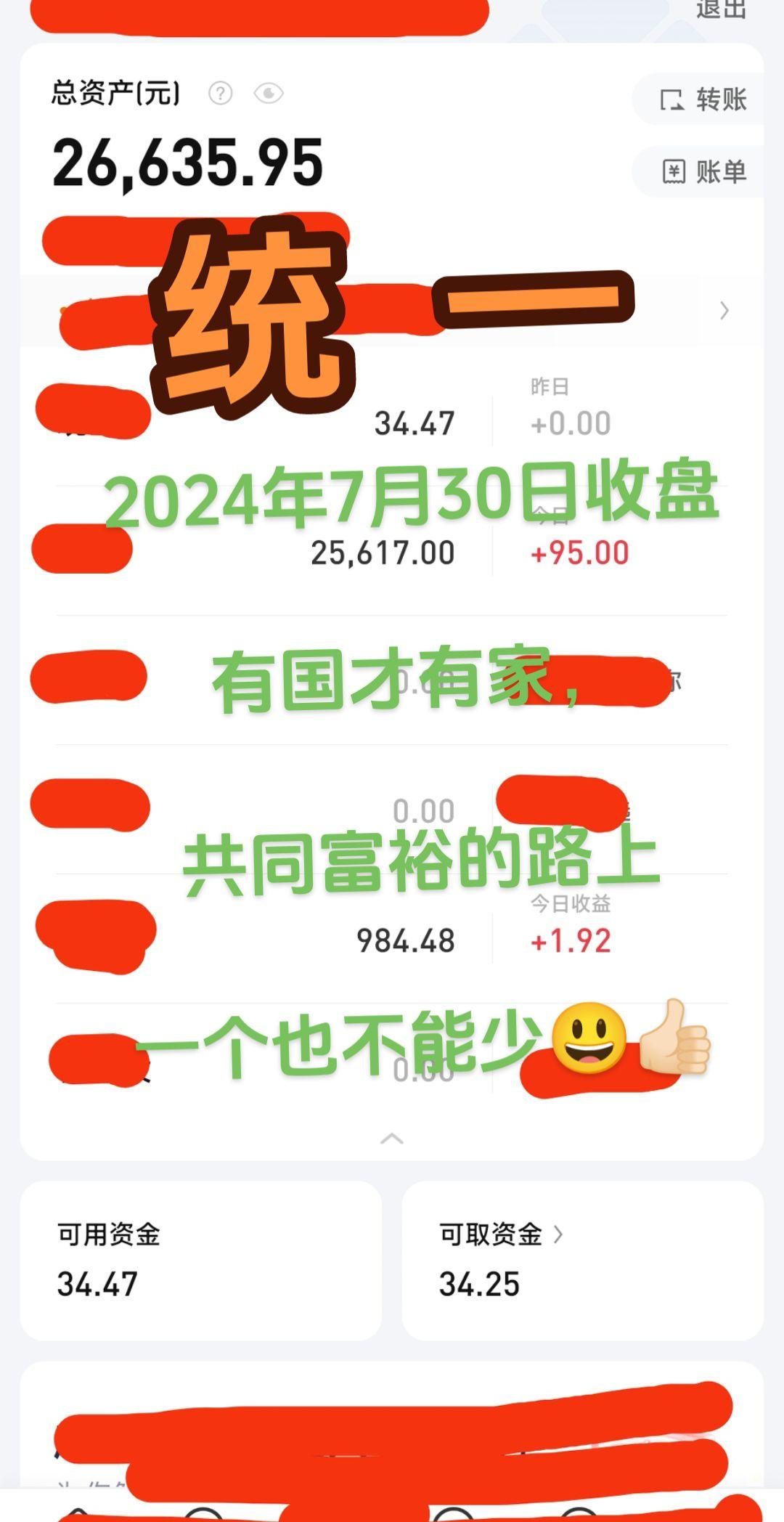实盘记录 入市有风险投资需谨慎
