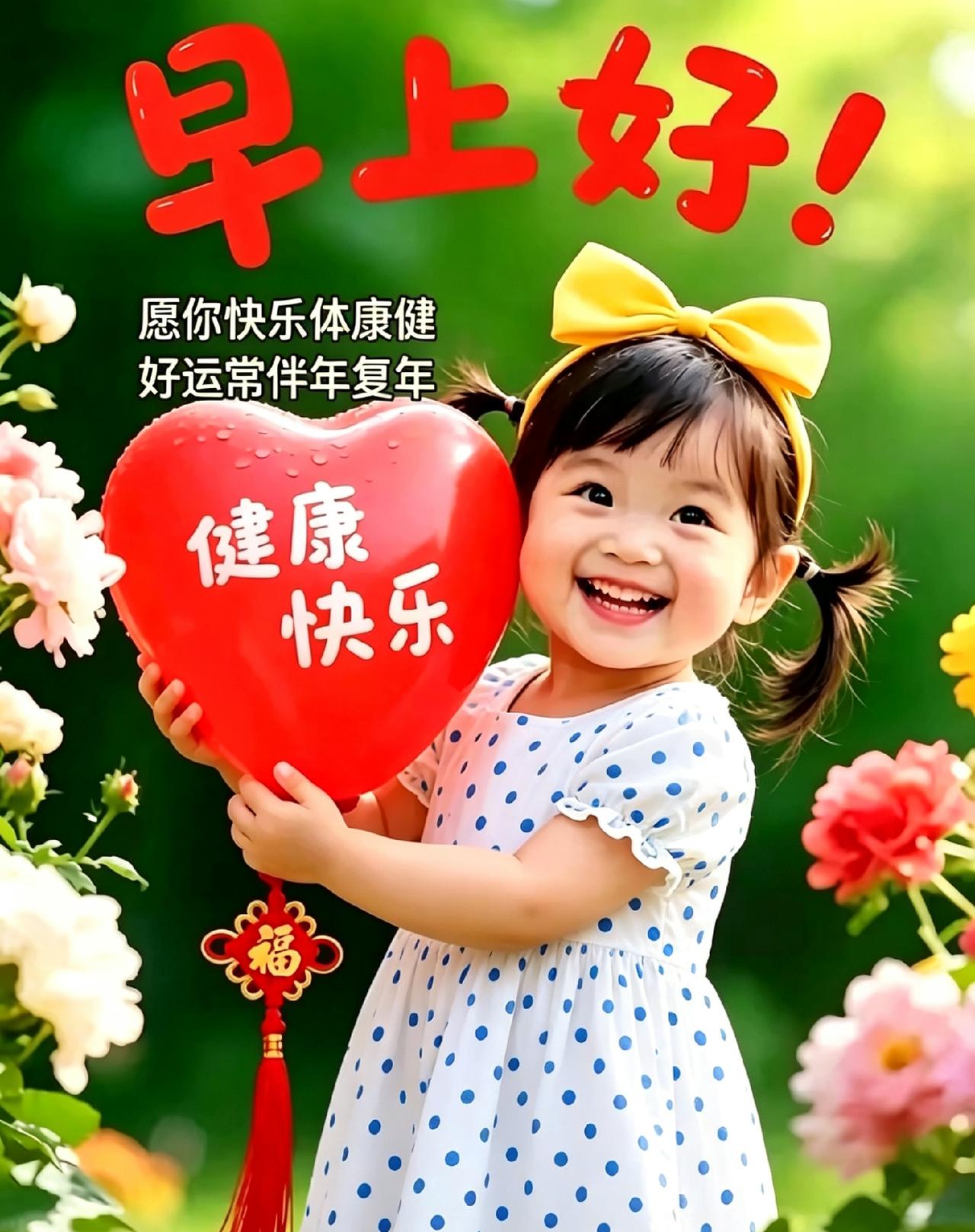 清晨捎去一份温柔问候，日子平淡细碎，贵在身边相伴。一路走来感恩各位粉丝、包子们暖