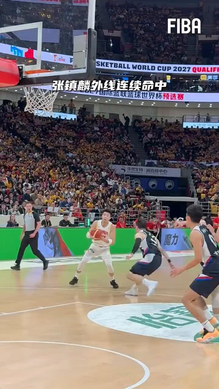 张镇麟外线连续命中。