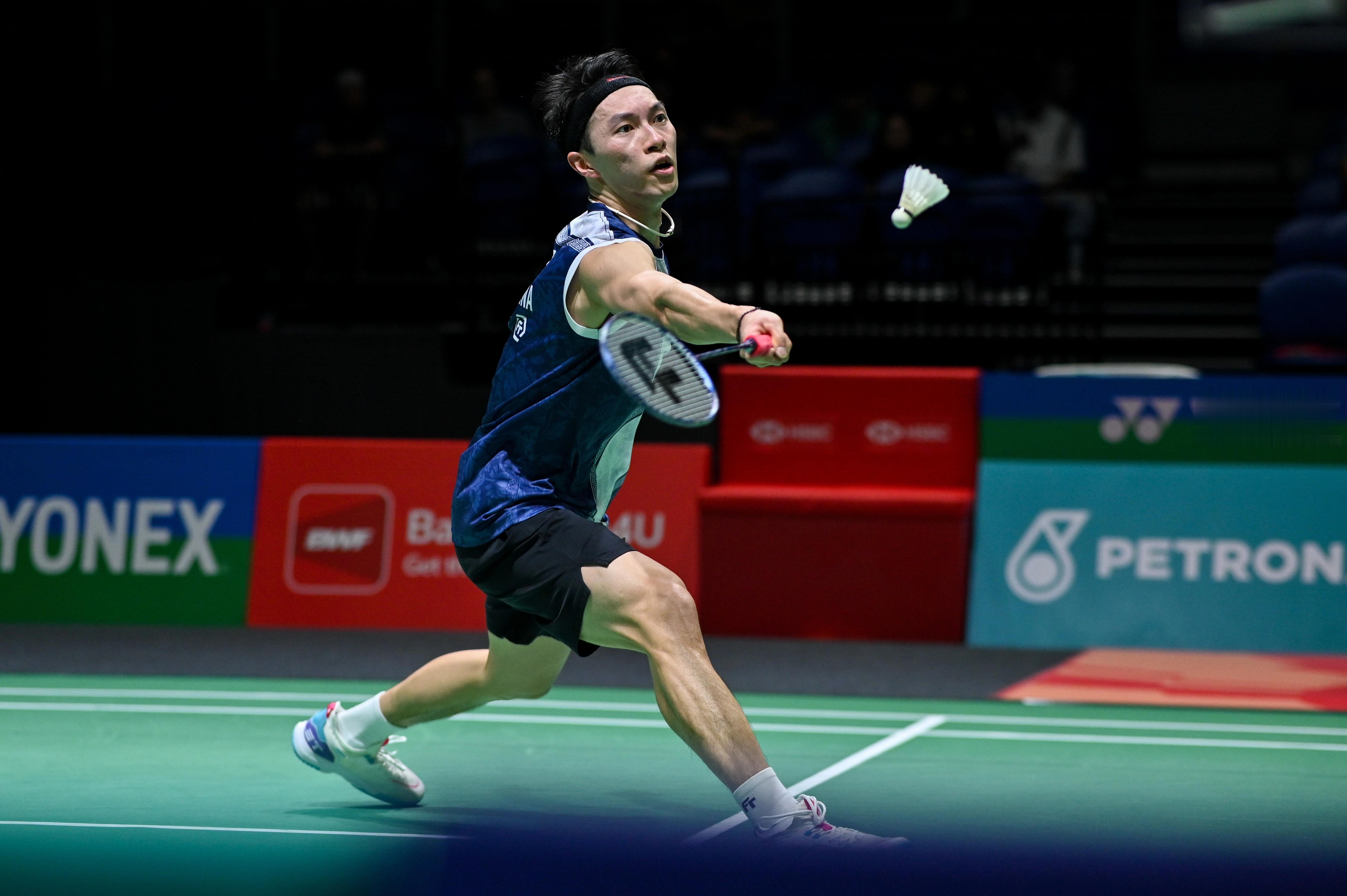 伍家朗🇭🇰 21-19、21-9 🇯🇵田中涌士下轮对手：董天尧🇨🇳 