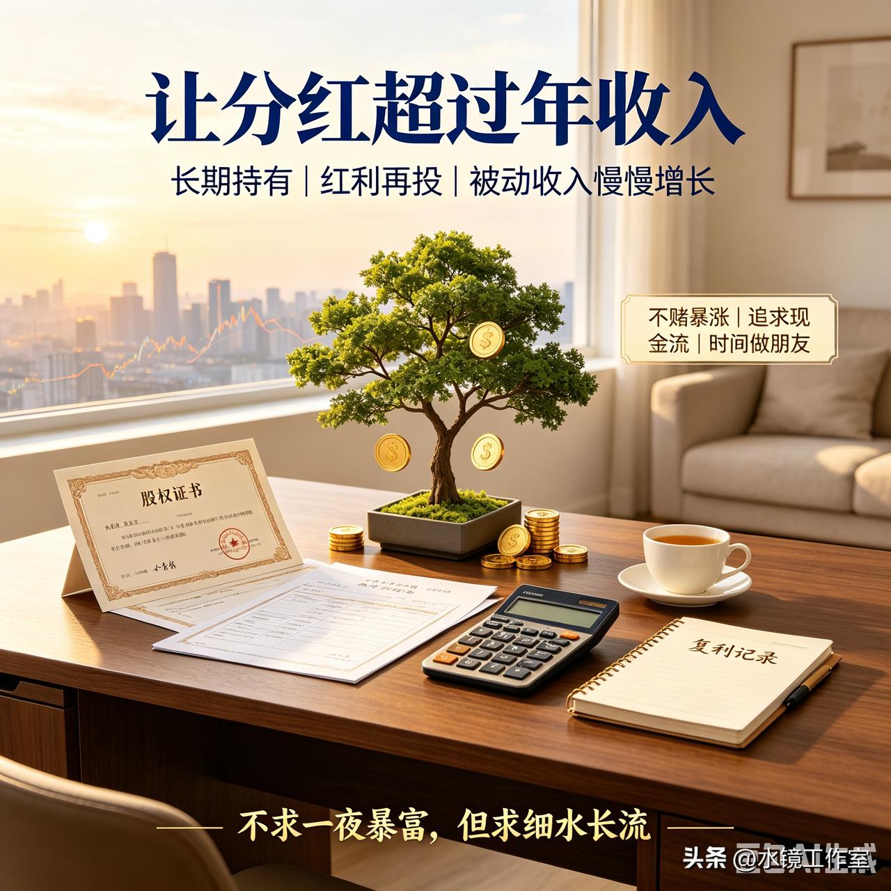 让分红超过年收入，才是投资者最踏实的梦想📈
 
股市里面，梦想分很多种。
 