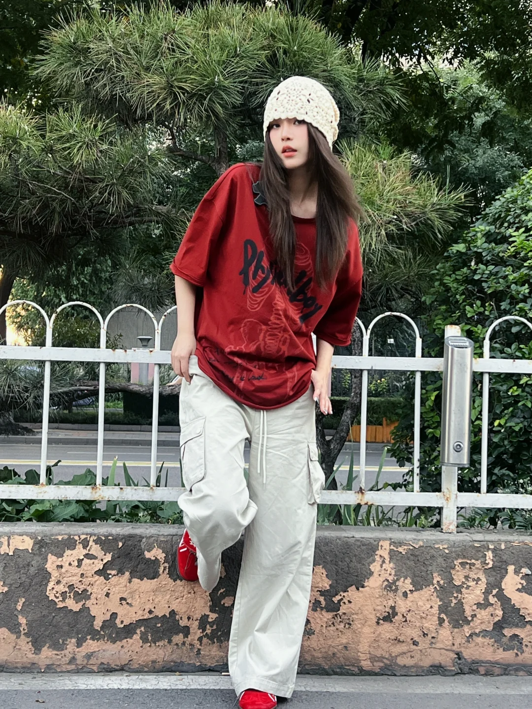 红色和秋天是最好的搭配🍁