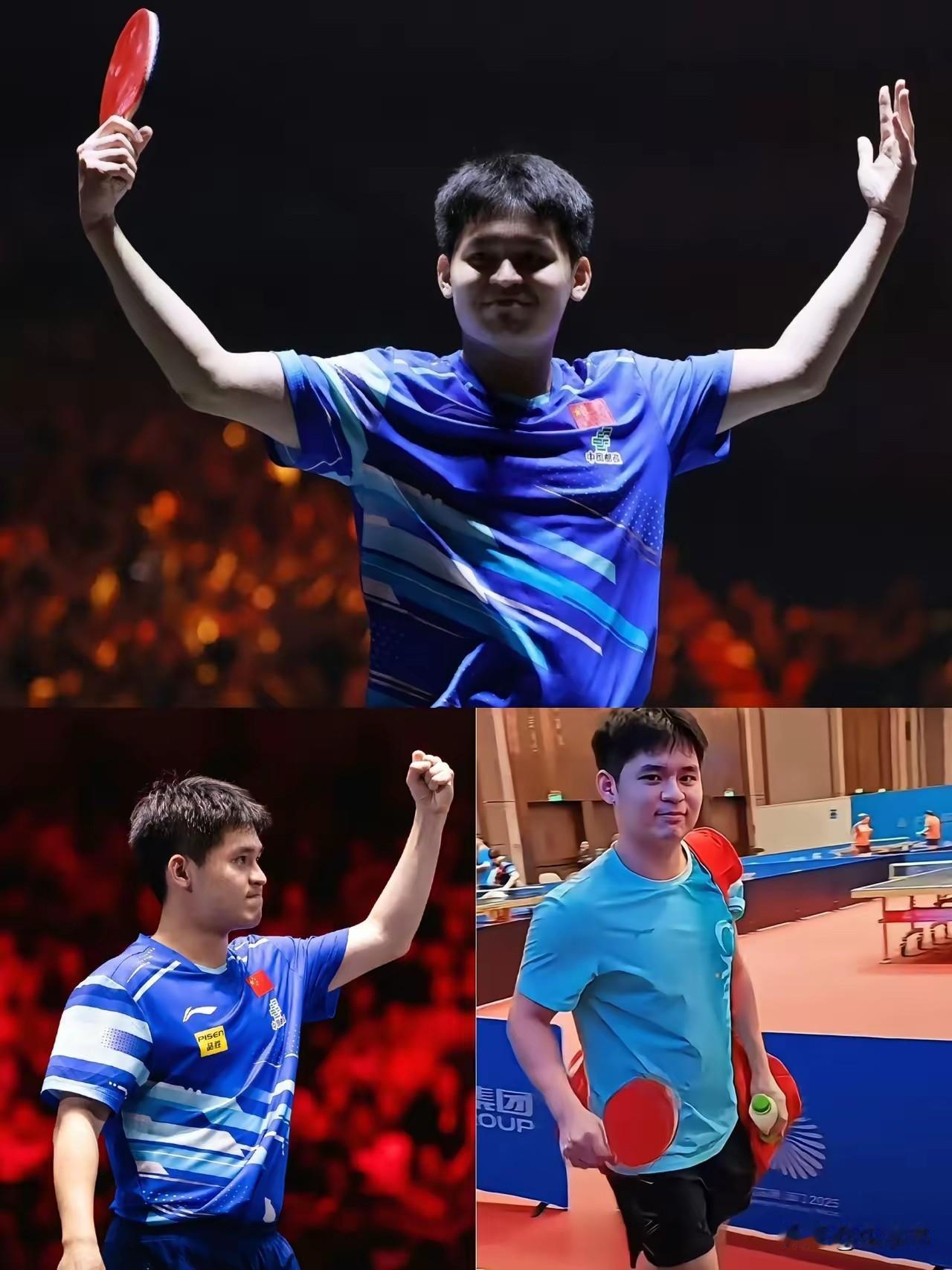 现在最高兴的就是林诗栋了吧？
虽然他决赛输给了樊振东，
但至少收获了三样千金难买