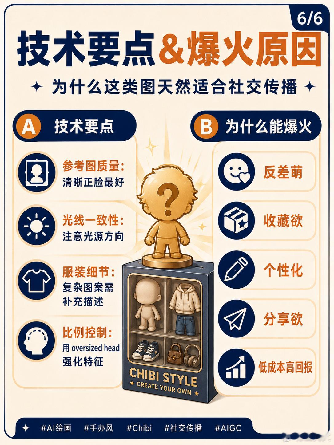 🎨 一键生成社交媒体爆款 Chibi 3D 手办图🎯 核心提示词主体形象：真