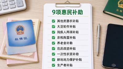 社保卡要发钱啦，各位乡亲，大家手里都有社保卡吧！下面这 9 项惠民补助，都会直接