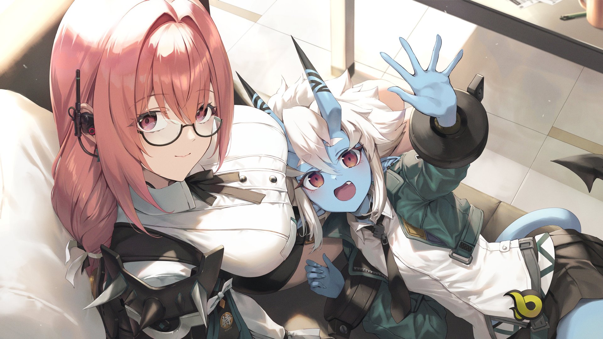 绝区零[超话]   绝区零1.3 国际服社区账号新图，母女既视感[doge] 