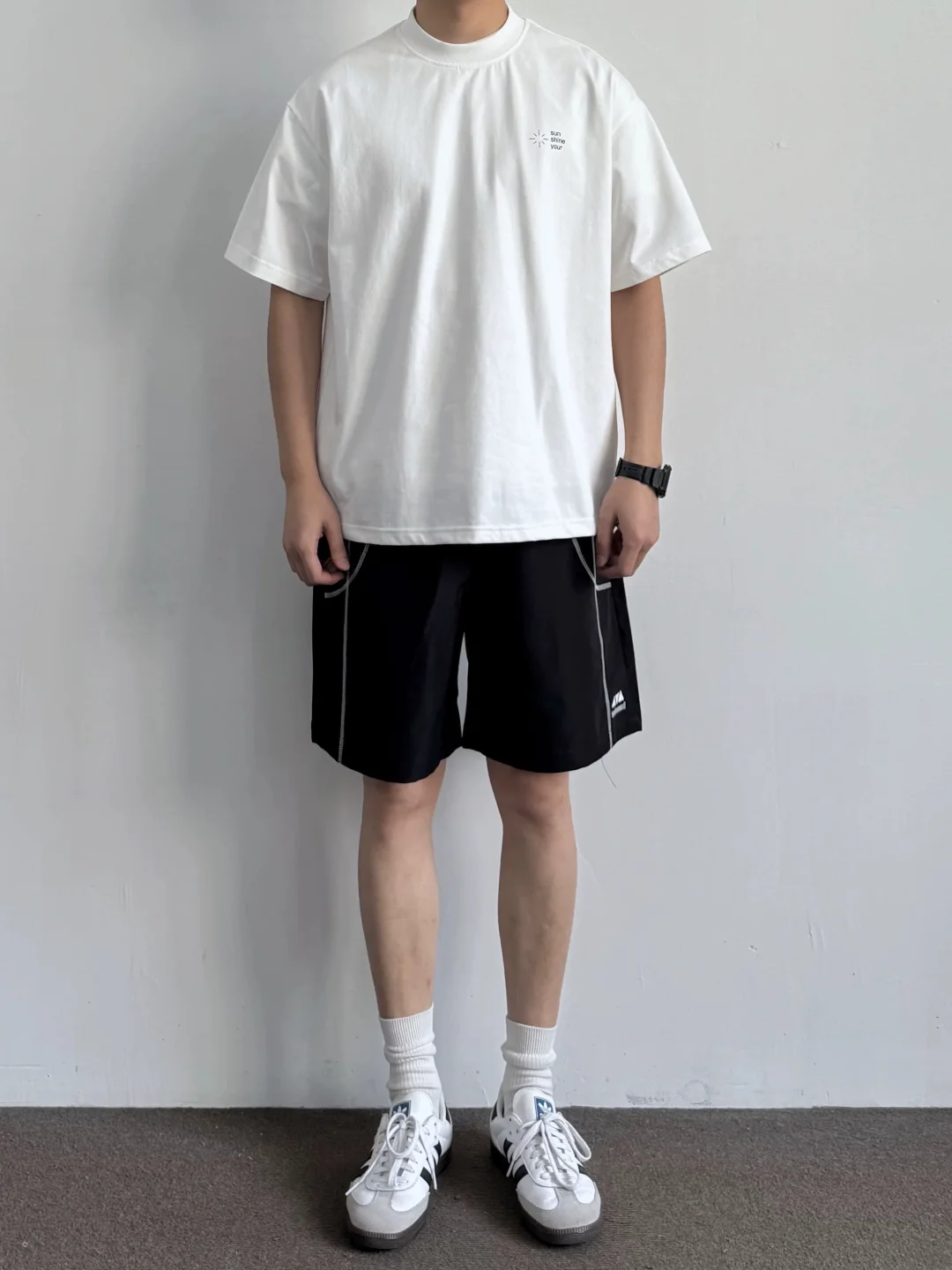 清爽又干净 建议一米七男生直接照搬