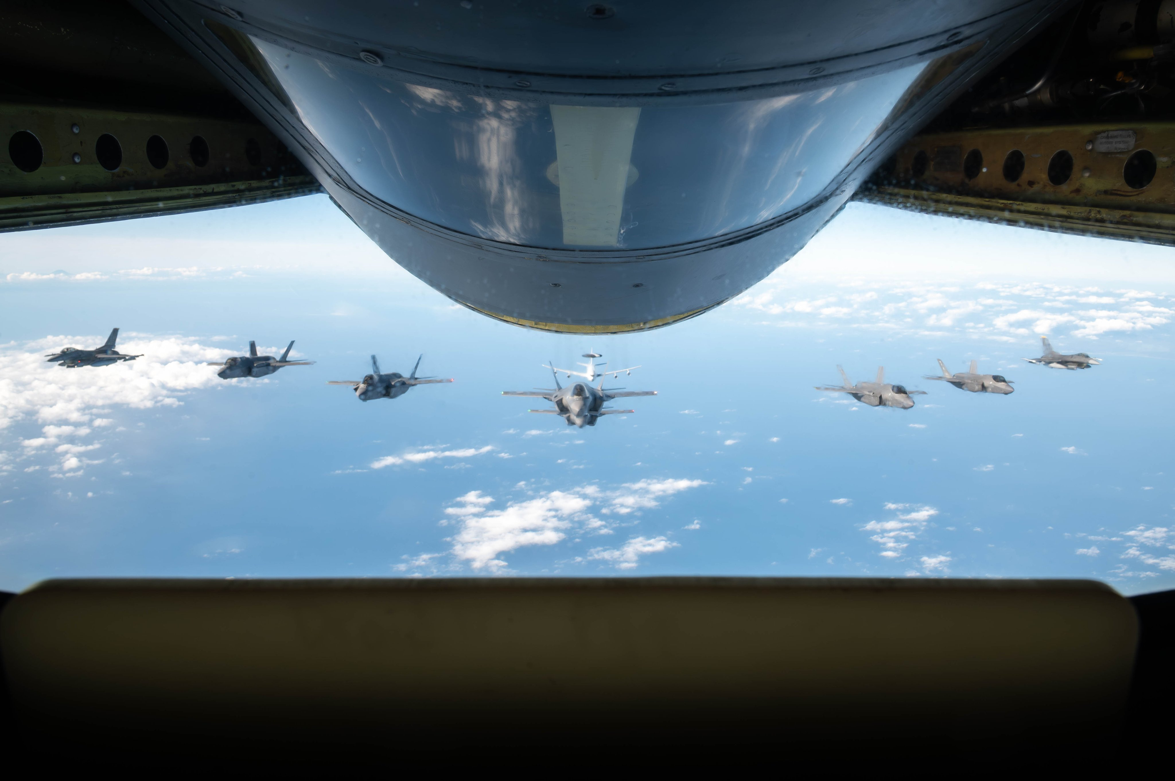 皇家澳大利亚空军、美国空军、航空自卫队在三泽基地进行联合作战演练 ​​​