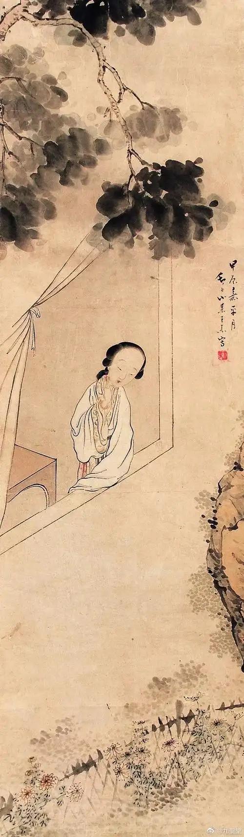 上联：妆毕闲阅西厢记
下联：[玫瑰]

网络图片/诚谢侵删