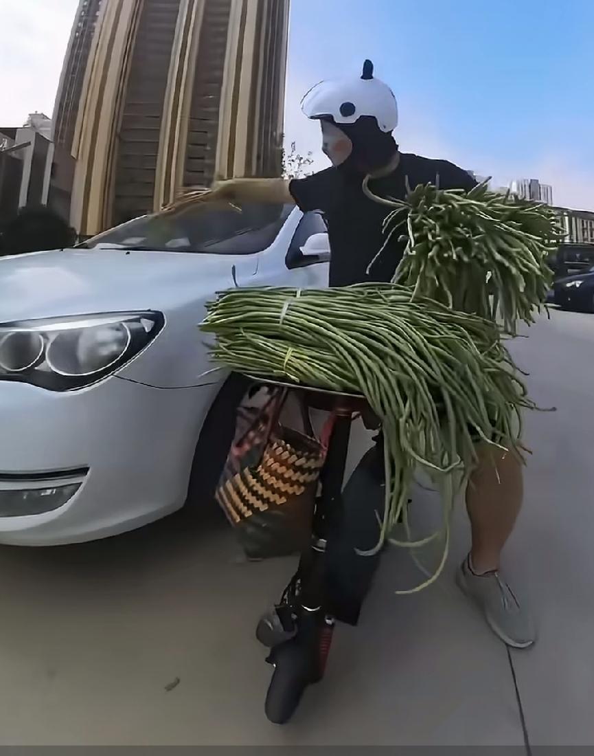 山东的老百姓还有很长的路要走！从蒜苔到豆角子，吃不完根本就吃不完。
5月份的时候