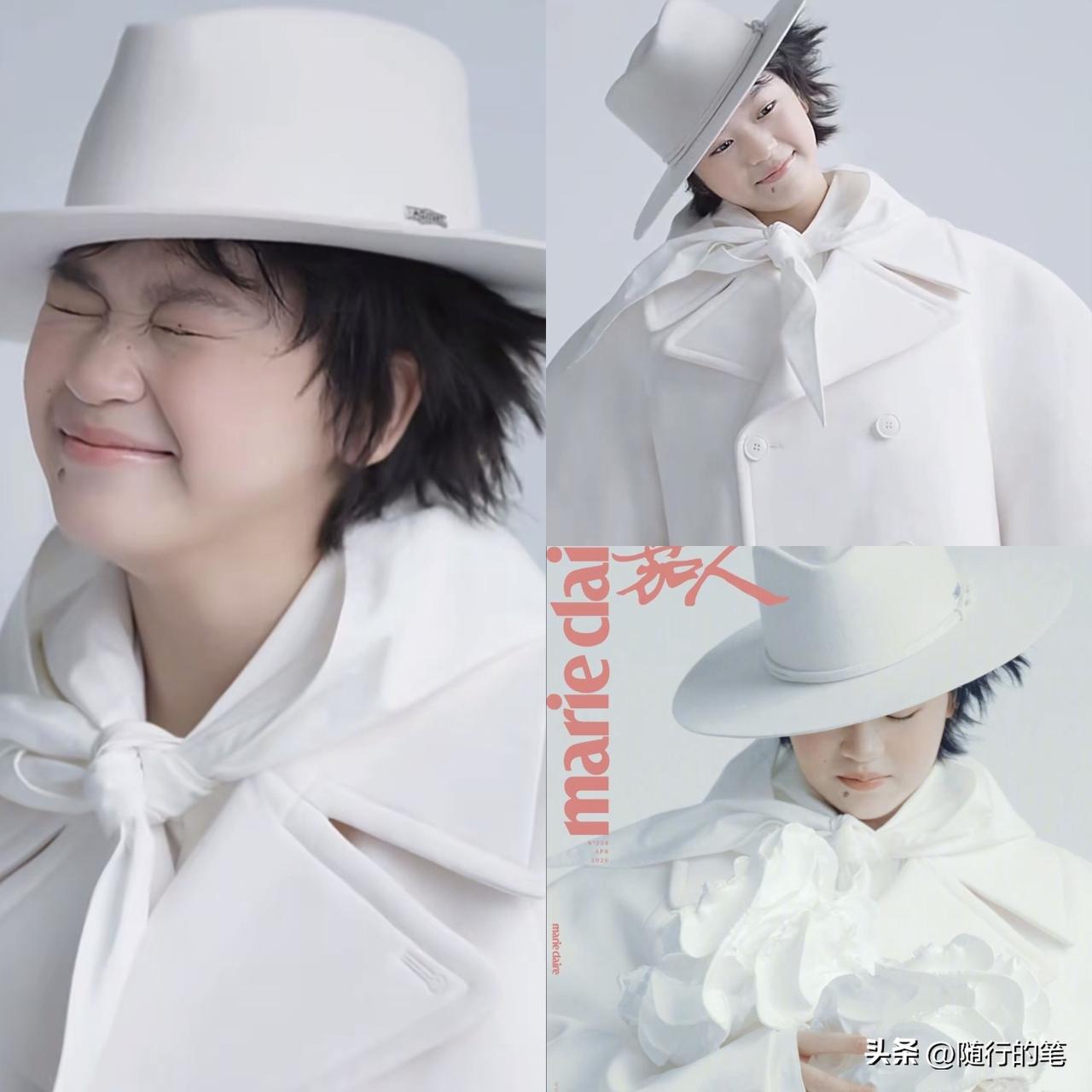 不得了，全红婵登上了五大杂志之一的《嘉人》杂志封面，拍摄的多张时尚大片，在27日