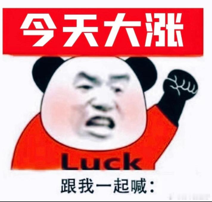开盘，开盘，一起喊：今天大涨。 