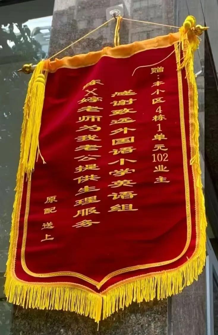 最近在网上刷到了一种“别具一格”的报复方式，再次刷新了三观：送锦旗。南京市，小学