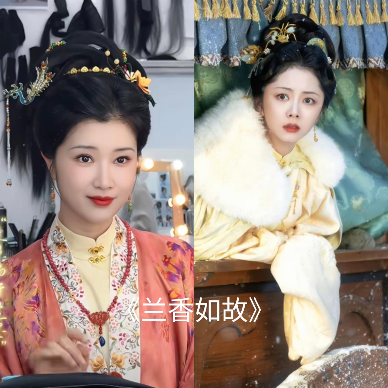 谭松韵和奚望是好朋友，两人二搭了
25年时，两人合作过《我的山与海》。这是年代剧